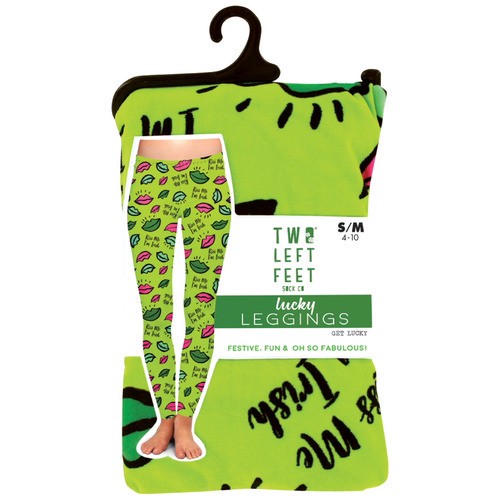 slide 1 of 1, Lucky Small Medium Leggings Get Lucky, 1 ct