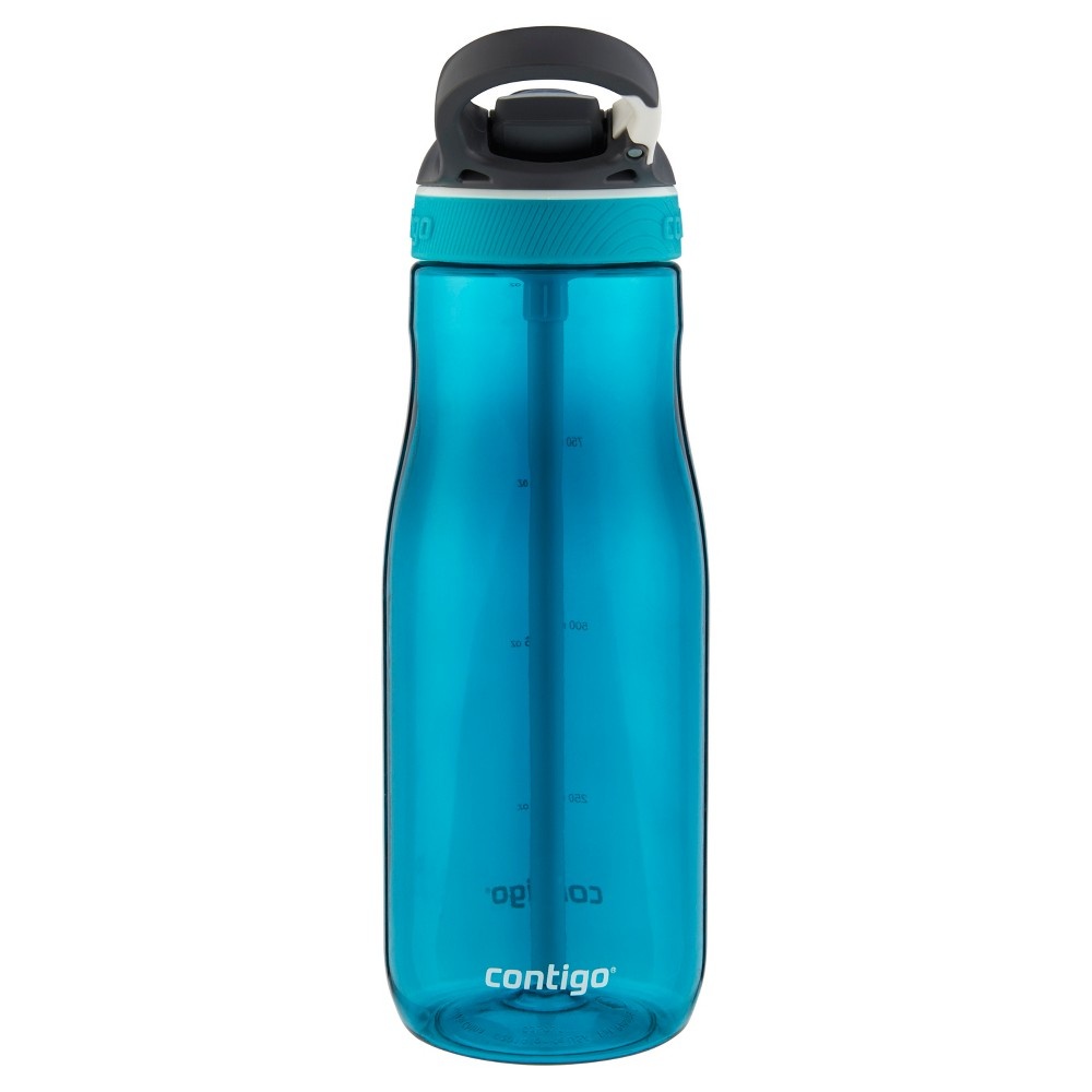 slide 6 of 6, Contigo Autospout Straw Ashland Hydration Bottle Scuba Blue, 32 oz