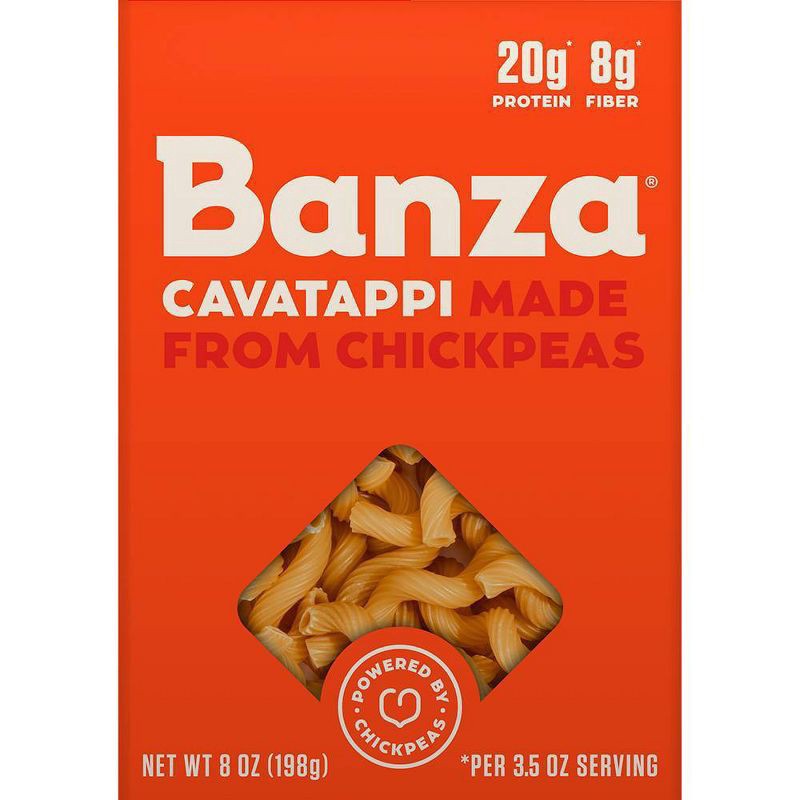 slide 1 of 4, Banza Cavatappi Made From Chickpeas, 8 oz