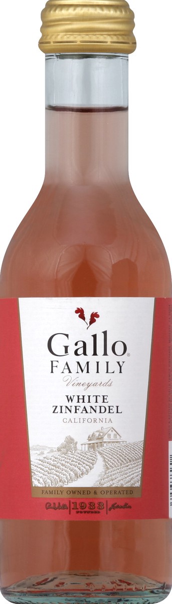 slide 4 of 6, Gallo Family White Zinfandel Twin Valley Wine, 187 ml