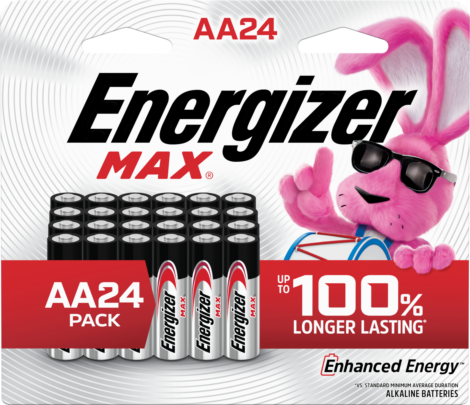 slide 1 of 4, Energizer Max AA Alkaline Batteries 24 Pack, 24 ct