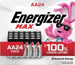 Energizer Max AA Alkaline Batteries 24 Pack