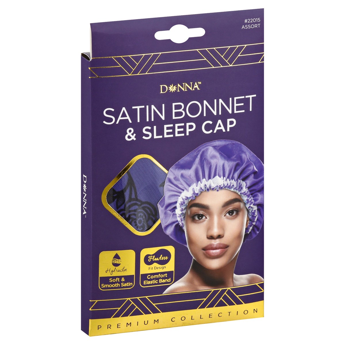 slide 7 of 9, Donna Satin Bonnet & Sleep Cap, 1 ct