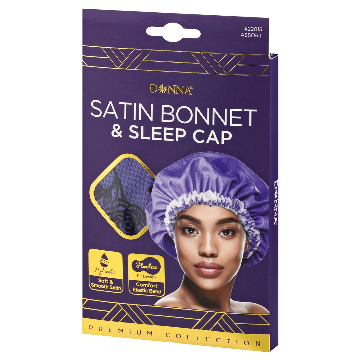 slide 8 of 9, Donna Satin Bonnet & Sleep Cap, 1 ct