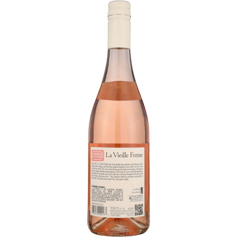 slide 3 of 3, La VieIlle Ferme Rosé Wine - 750ml Bottle, 750 ml