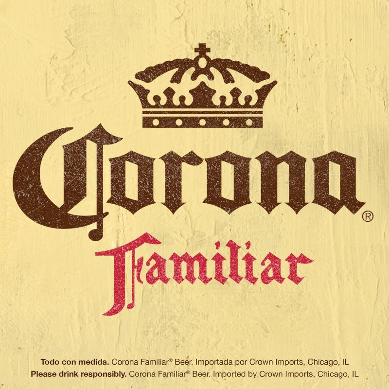 slide 6 of 9, Corona Familiar Lager Beer - 12pk/12 fl oz Bottles, 12 ct; 12 fl oz