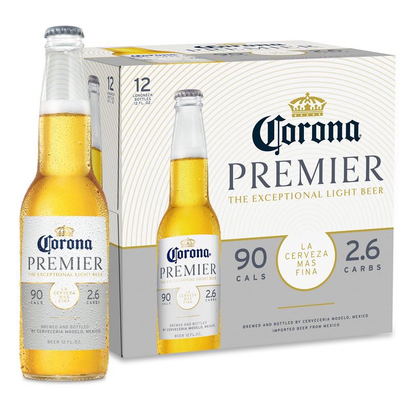 slide 1 of 9, Corona Premier Lager Beer - 12pk/12 fl oz Bottles, 12 ct; 12 fl oz