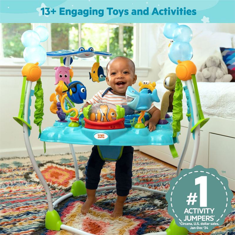 slide 3 of 16, Bright Starts Disney Baby Finding Nemo Sea of Activities Jumper, 1 ct