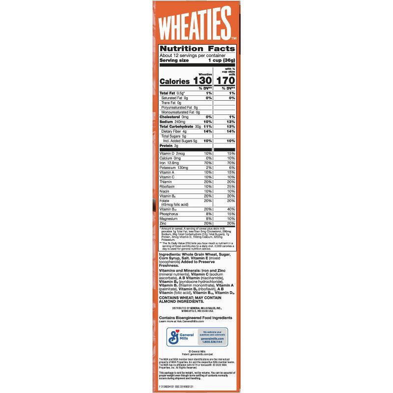 slide 9 of 10, Wheaties Breakfast Cereal -15.6oz - General Mills, 15.6 oz