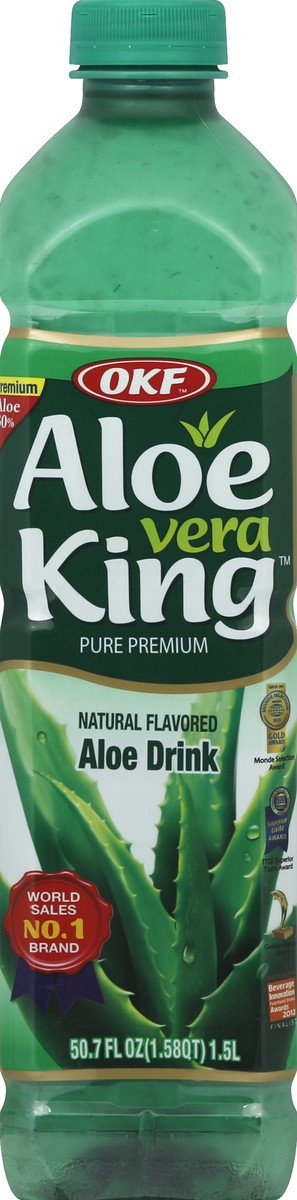 slide 3 of 5, OKF Aloe Drink - 50.7 oz, 50.7 oz