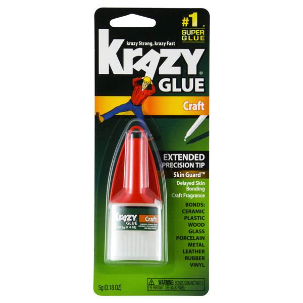 slide 1 of 2, Krazy Craft Glue Extended Precision Tip, 18 oz