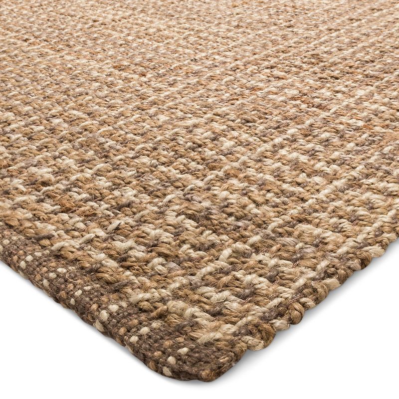 slide 2 of 6, 5'x7' Basket Weave Woven Area Rug Natural - Threshold™, 1 ct
