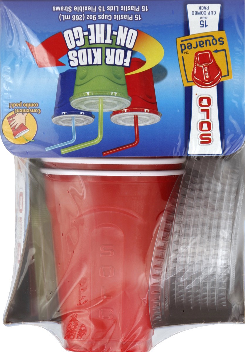 slide 2 of 4, Solo Cup Combo Pack 15 ea, 15 ct