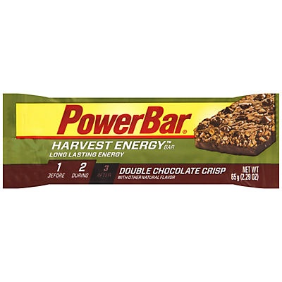 slide 1 of 1, PowerBar Double Chocolate Crisp Harvest Energy Bar, 1.65 oz