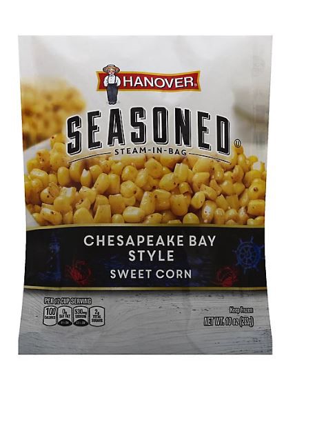 slide 1 of 13, Hanover Seasoned Air Fryer Chesapeake Bay Style Sweet Corn 10 oz, 10 oz