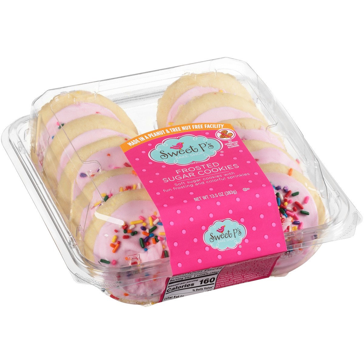 slide 6 of 9, Sweet P's Bake Shop Frosted Pink Sugar Cookies, 13.5 oz