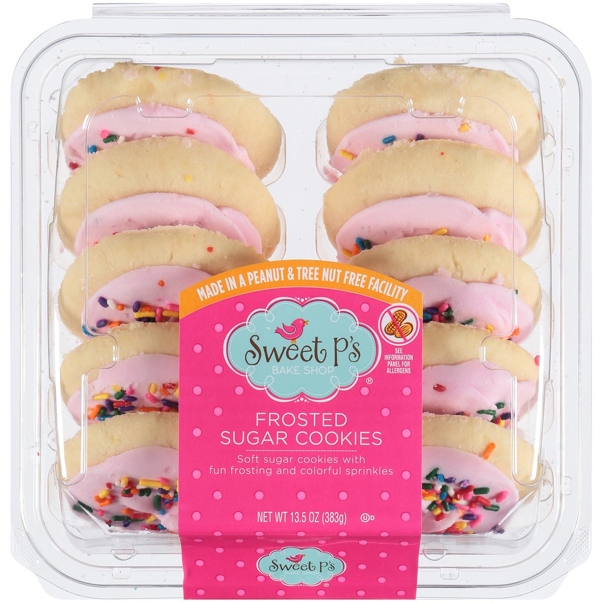 slide 4 of 9, Sweet P's Bake Shop Frosted Pink Sugar Cookies, 13.5 oz