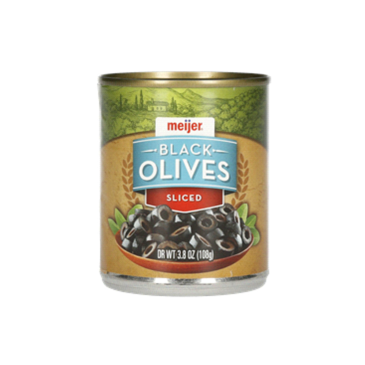 slide 1 of 7, Meijer Sliced Black Olives, 3.8 oz