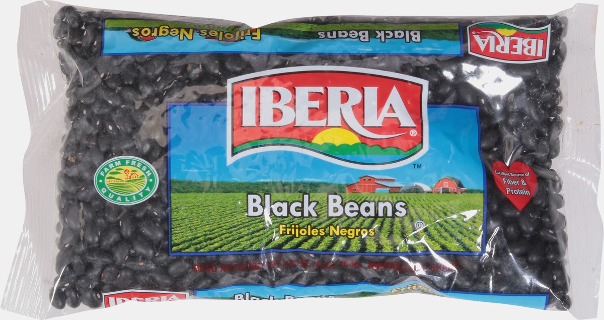 slide 5 of 9, Iberia Black Beans 16 oz, 16 oz