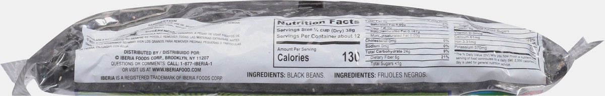 slide 8 of 9, Iberia Black Beans 16 oz, 16 oz