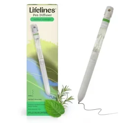 Lifelines Pen Diffuser With 4-Scent Cartridge, Crisp Mountain Air