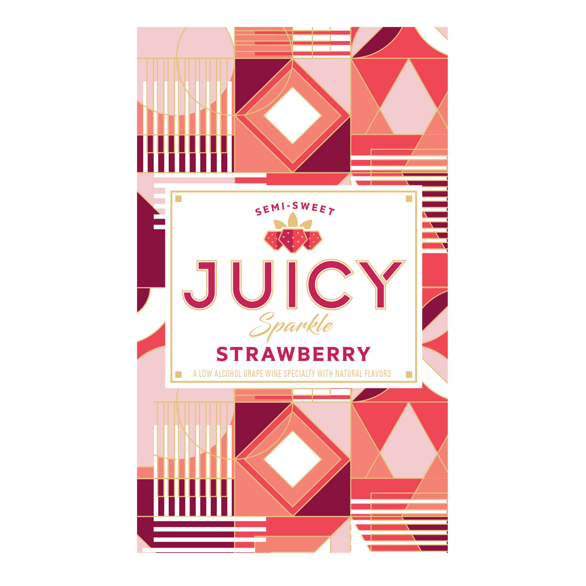 slide 2 of 7, Juicy Sparkle Strawberry Sparkling White Wine 750 ml, 750 ml