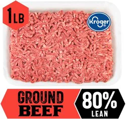 Kroger Ground Beef 80% Lean
