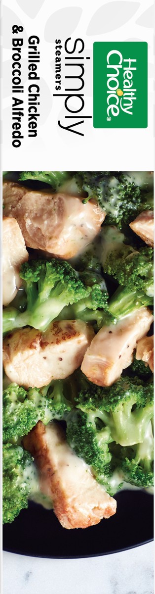 slide 3 of 12, Healthy Choice Simply Steamers Grilled Chicken & Broccoli Alfredo 9.15 oz, 9.15 oz