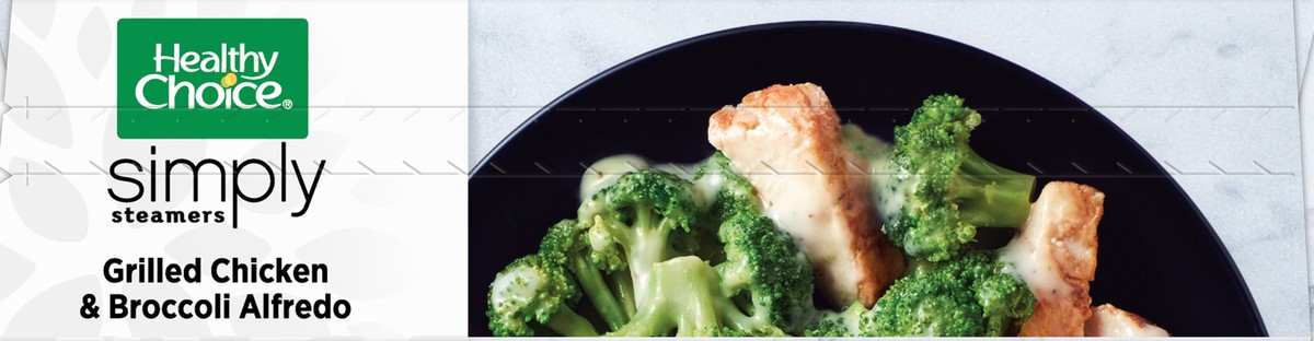 slide 12 of 12, Healthy Choice Simply Steamers Grilled Chicken & Broccoli Alfredo 9.15 oz, 9.15 oz