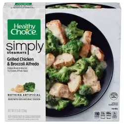 Healthy Choice Simply Steamers Frozen Chicken Broccoli Alfredo - 9.15oz