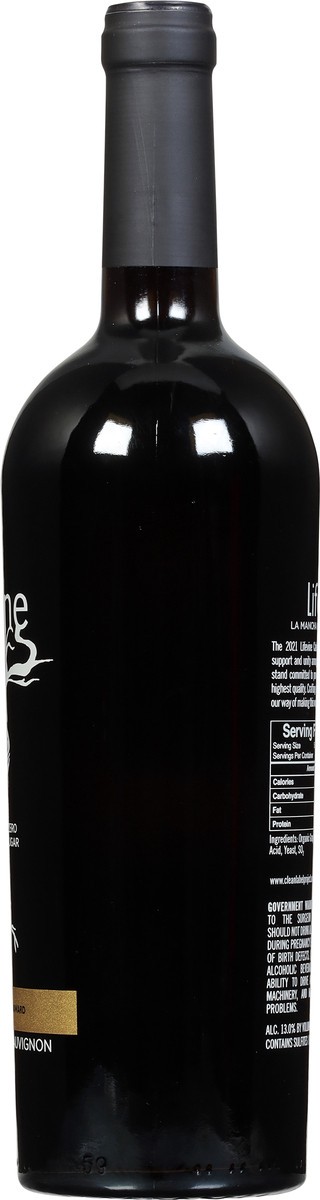 slide 2 of 9, Lifevine Zero Sugar Cabernet Sauvignon 750 ml, 750 ml