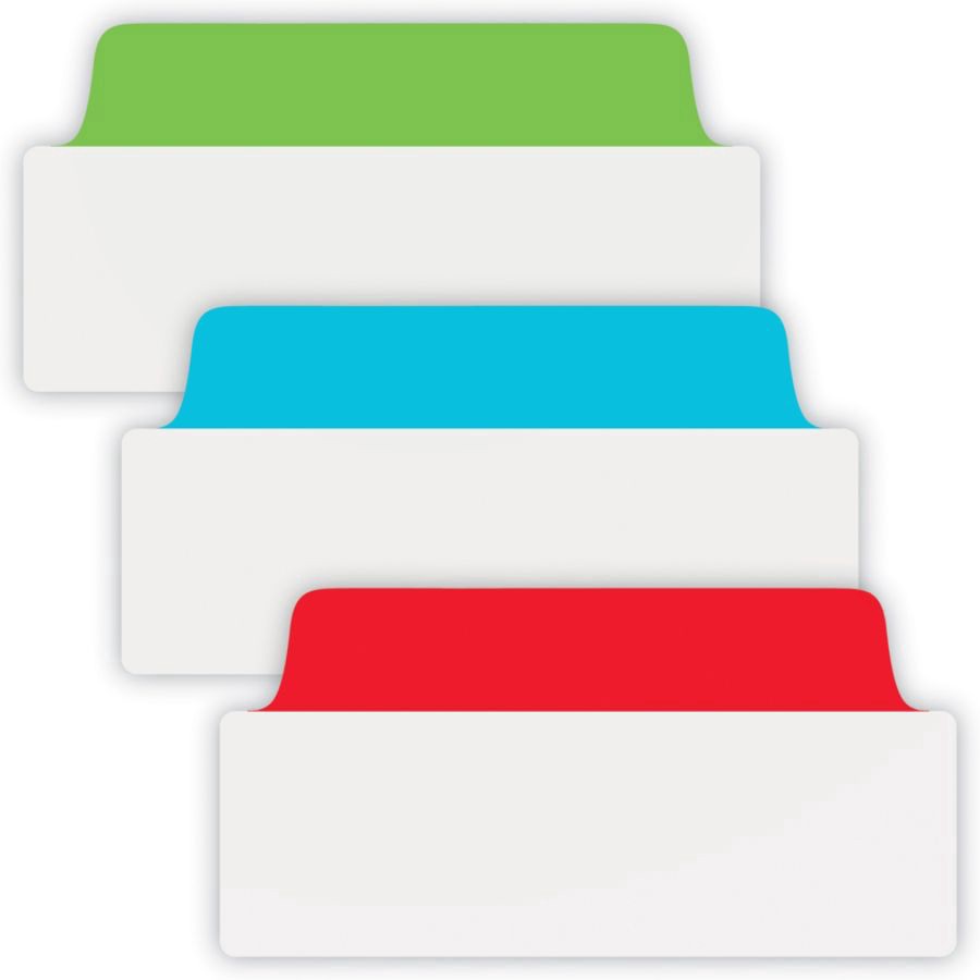 slide 2 of 3, Avery Ultratabs 2-Sided Writable Tabs, 1-1/2" X 3", Assorted Colors, Pack Of 24 Tabs, 24 ct