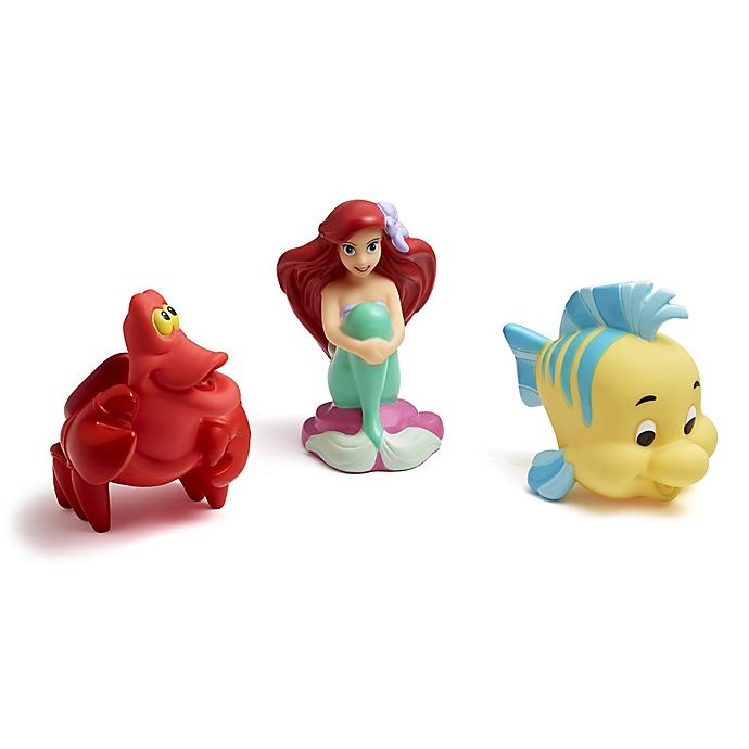 slide 1 of 3, Disney The Little Mermaid Bath Squirt Toys, 3 ct