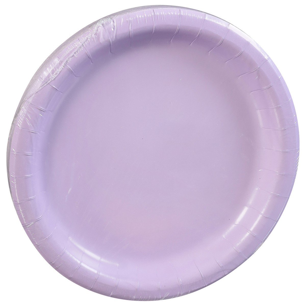 slide 2 of 4, Touch of Color Sturdy Style Luscious Lavender Plates 24 ea, 24 ct