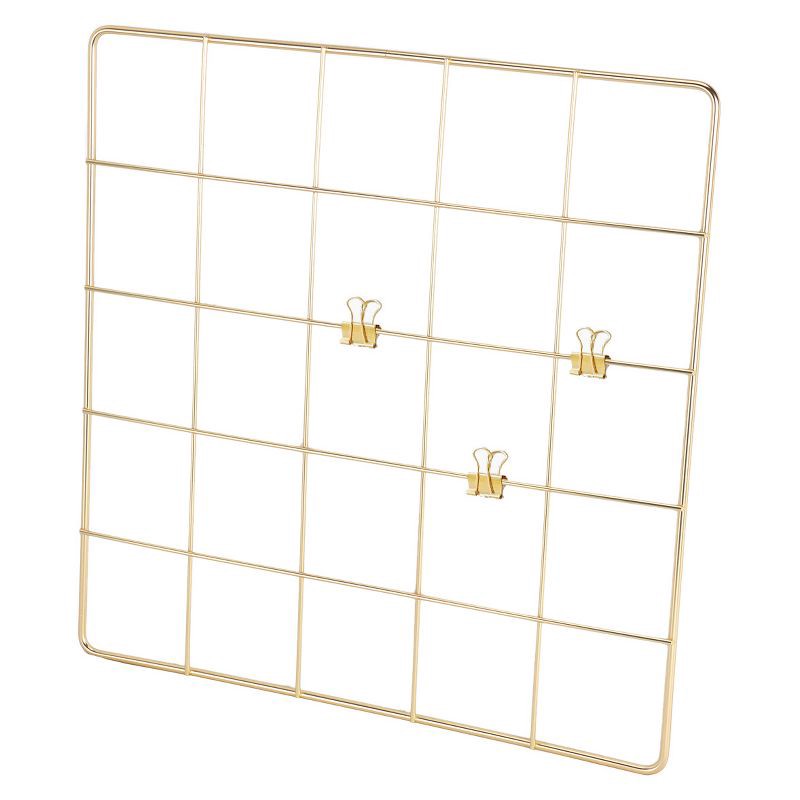 slide 1 of 4, Grid Wall Organizer with Clips - Threshold, 1 ct