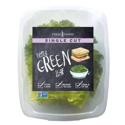 Washed & Trimmed Green Leaf Lettuce - 7oz