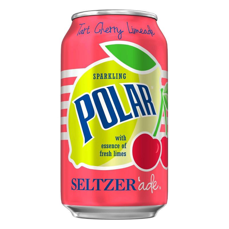 slide 2 of 3, Polar Beverages Polar Tart Cherry Lime - 8pk/12 fl oz Cans, 8 ct; 12 fl oz