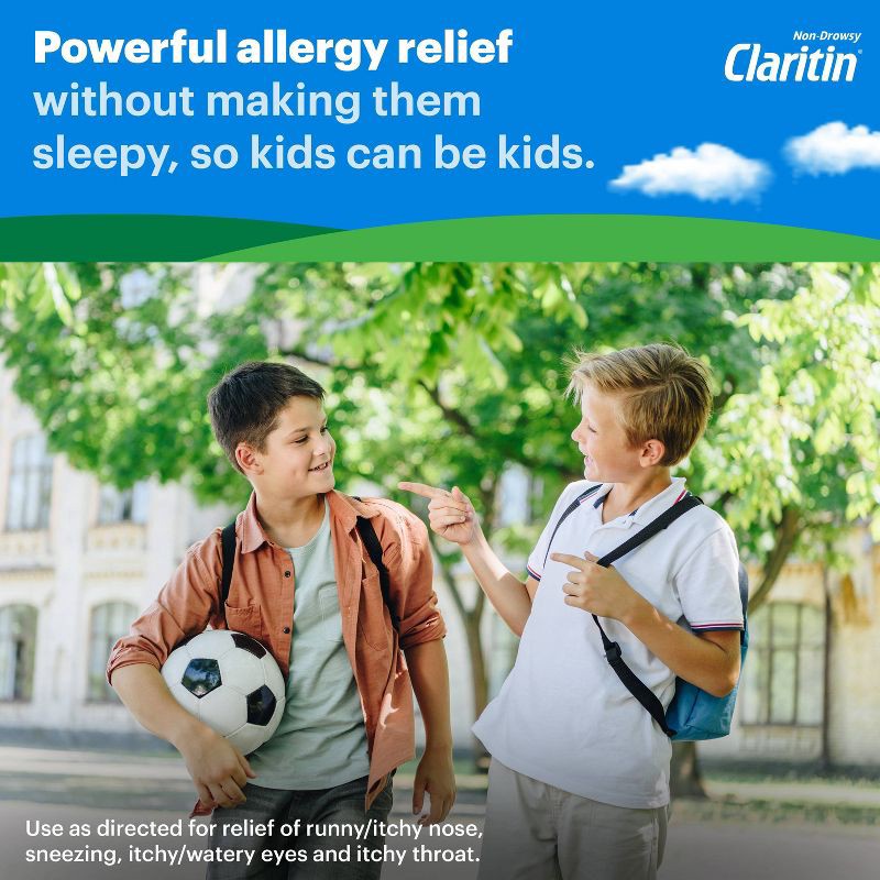 slide 3 of 9, Children's Claritin Loratadine Allergy Relief 24 Hour Non-Drowsy RediTab Dissolving Tablets - 30ct, 30 ct