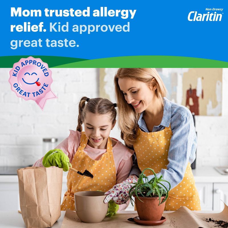 slide 5 of 9, Children's Claritin Loratadine Allergy Relief 24 Hour Non-Drowsy RediTab Dissolving Tablets - 30ct, 30 ct