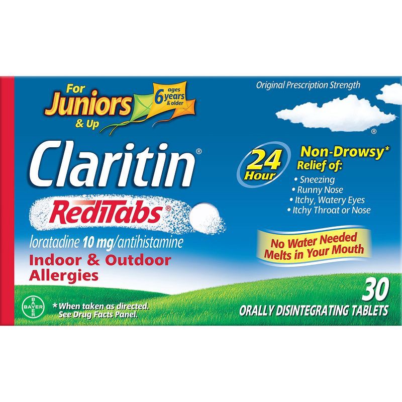 Children's Claritin Loratadine Allergy Relief 24 Hour NonDrowsy RediTab Dissolving Tablets