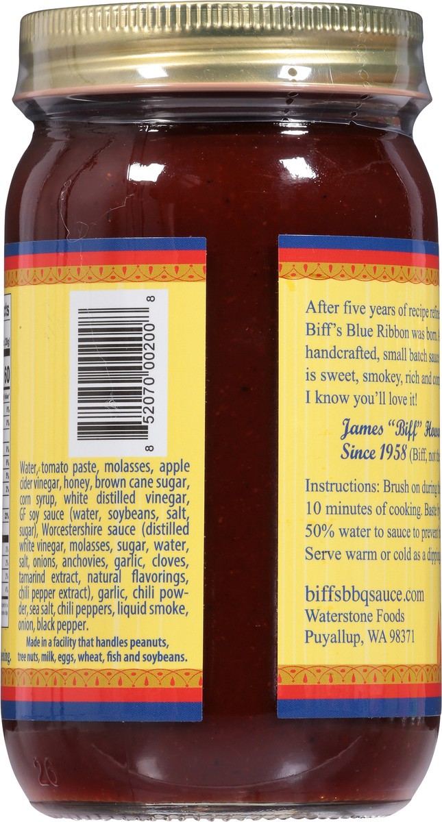slide 13 of 13, Biff's Blue Ribbon Hot & Spicy BBQ Sauce - 18 oz, 18 oz