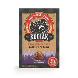 Kodiak Cakes Kodiak Protein-Packed Muffin Mix Double Dark Chocolate - 14oz