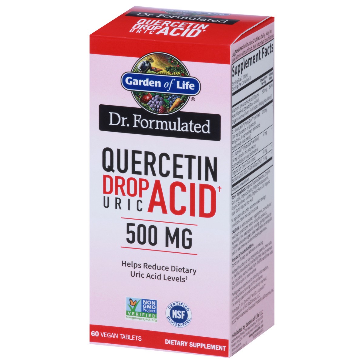 slide 9 of 9, Garden of Life Dr.Form Drop Uric Acid Defense Quercetin, 1 ct