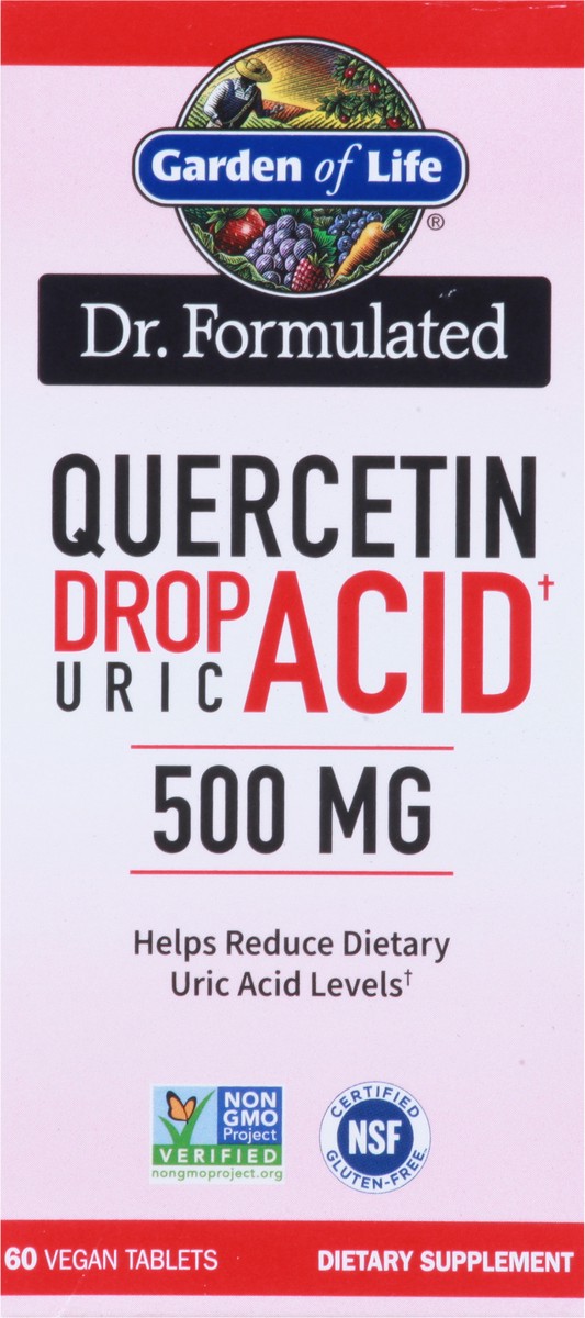slide 6 of 9, Garden of Life Dr.Form Drop Uric Acid Defense Quercetin, 1 ct