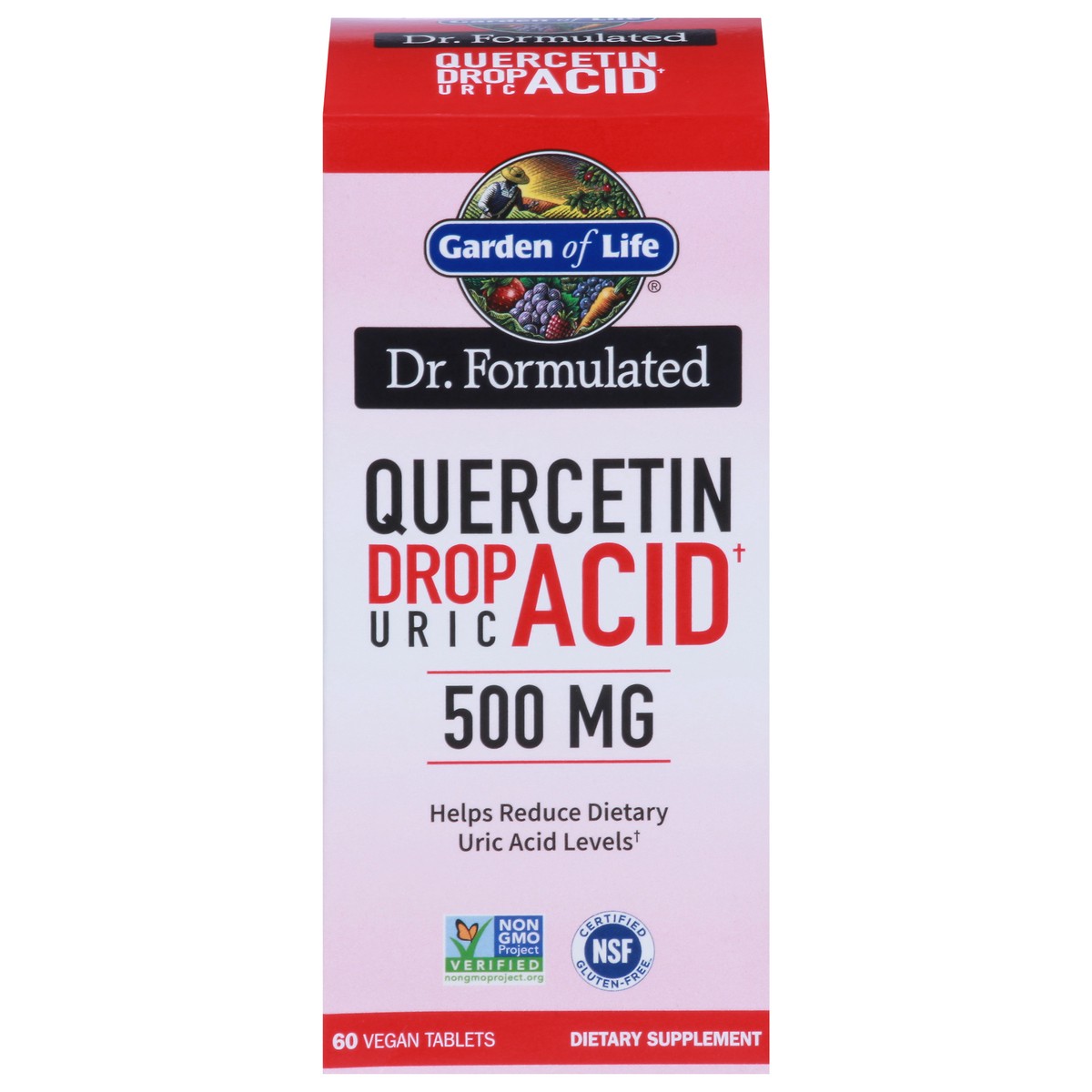 slide 1 of 9, Garden of Life Dr.Form Drop Uric Acid Defense Quercetin, 1 ct