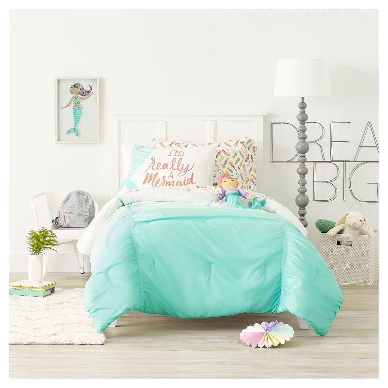 slide 3 of 6, 4'x5'6" Chevron Area Kids' Rug Cream - Pillowfort™: High Pile, Skid-Resistant, Bedroom Rug, Tufted Nylon, 1 ct