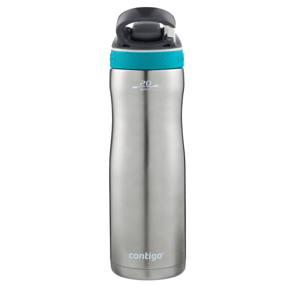 slide 6 of 6, Contigo Autospout Straw Ashland Stainless Steel Chill Hydration Bottle - Scuba, 20 oz