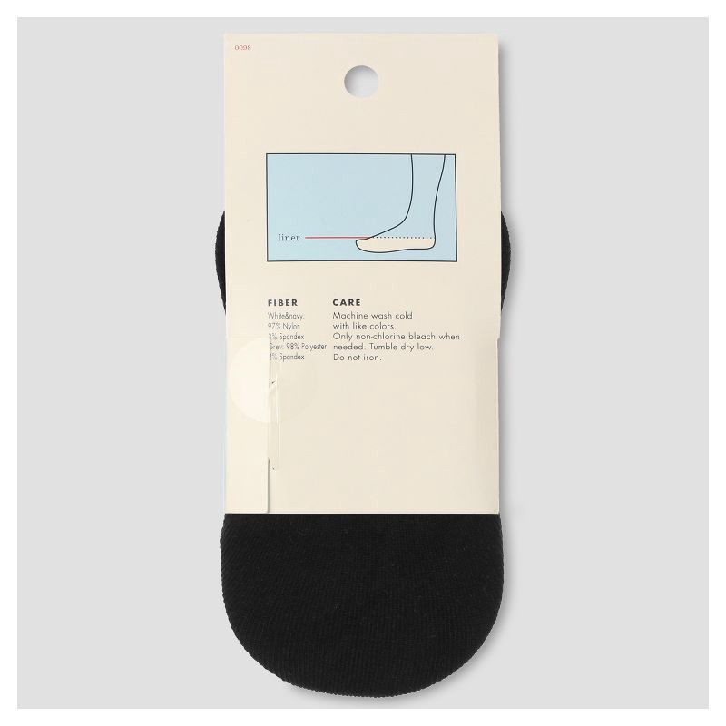 slide 3 of 3, Girls' 3pk Liner Socks - Cat & Jack™ Colors May Vary S, 3 ct