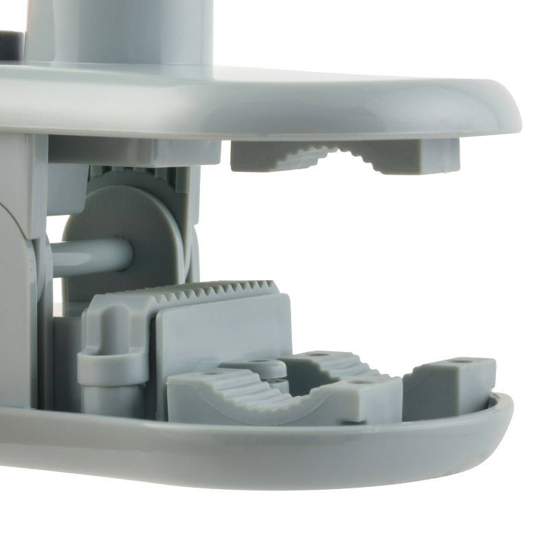 slide 6 of 9, O2COOL 4" Battery Powered Portable Clip Stroller Fan Gray, 1 ct