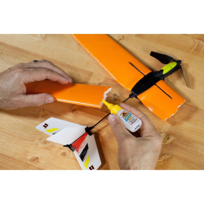 slide 8 of 8, Gorilla Glue 10G Super Glue Clear: Fast Drying, Crazy Glass Glue for Wood, Leather, Rubber, Ceramics, Stationery Use, 10 gram